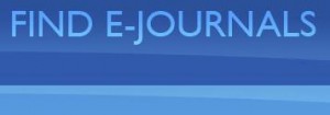 Banner for "Find E-Journals"