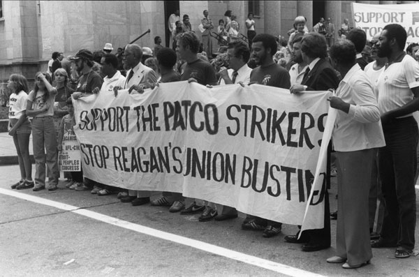PATCO Workers Strike, Photo from Southern Labor Archive, Georgia State University Library