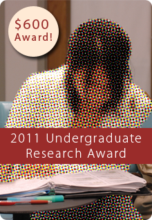 Undergraduate Research Award ad module
