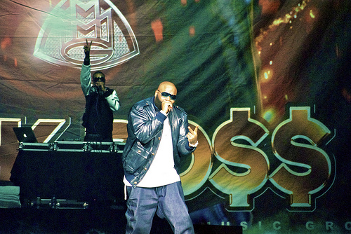 Photo: Rick Ross in concert, Chicago, April 1, 2011.