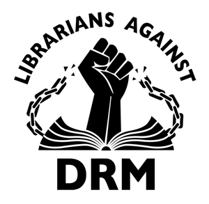 Librarians Against DRM logo