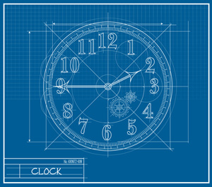 Clock blueprint