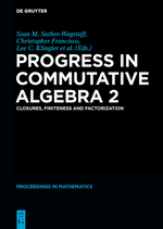 Book cover for Progress in commutative algebra 2
