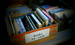box of bargain books