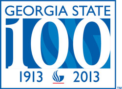 Georgia State University Centennial Logo