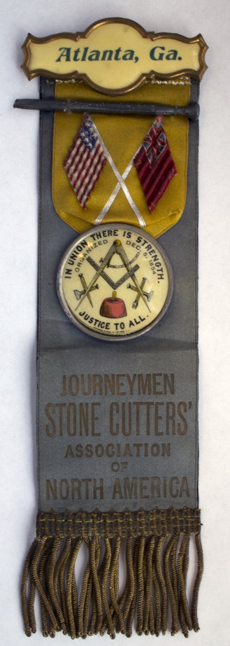 Journeymen Stone Cutters' Association of North America ribbon