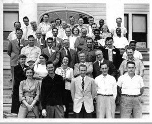 Attendees to CIO Leadership Training, 1954, Lake Junaluska, North Carolina. [ L1984-70_265]