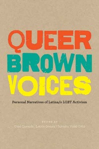 cover, Queer Brown Voices anthology