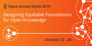 Banner image for open access week 2018