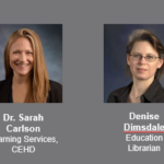 Sarah Carlson and Denise Dimsdale