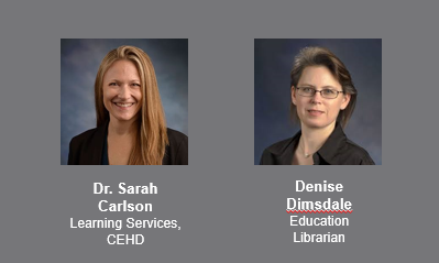 Sarah Carlson and Denise Dimsdale