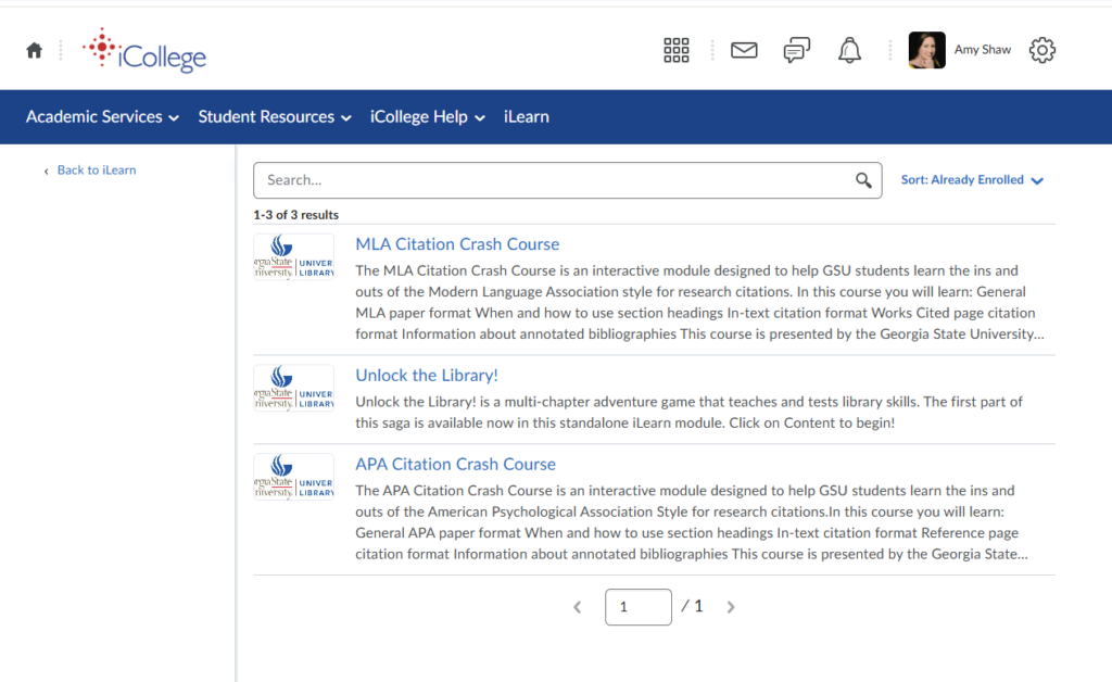 Perimeter College Library Online Debuts New iLearn Modules – University ...